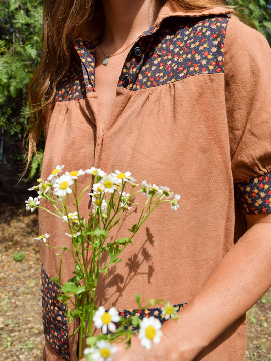 Cutch Floral Contrast Tunic