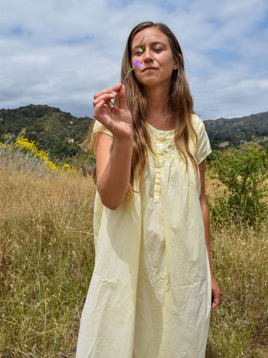 Weld Gingham Binding Summer Dress