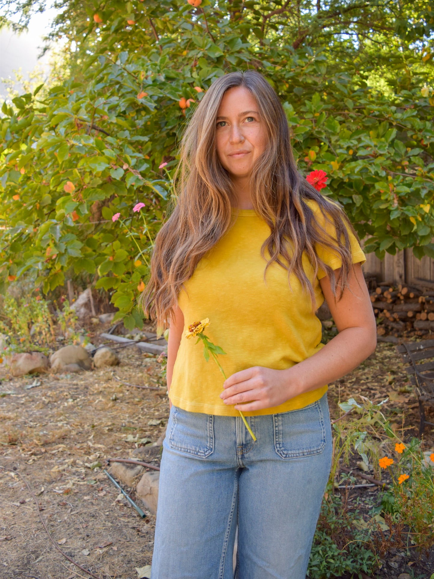 Organic Cotton Marigold Tee