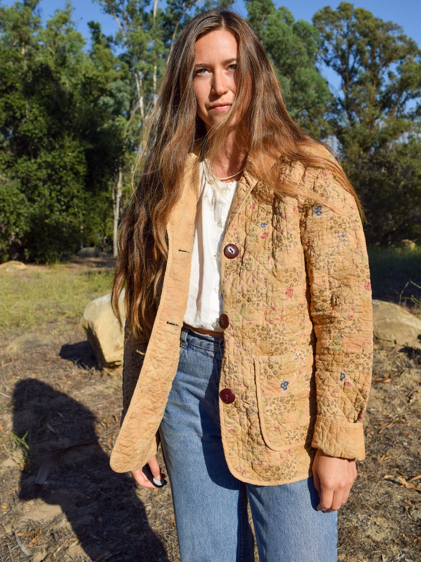 Cutch Quilted Small Patch Coat