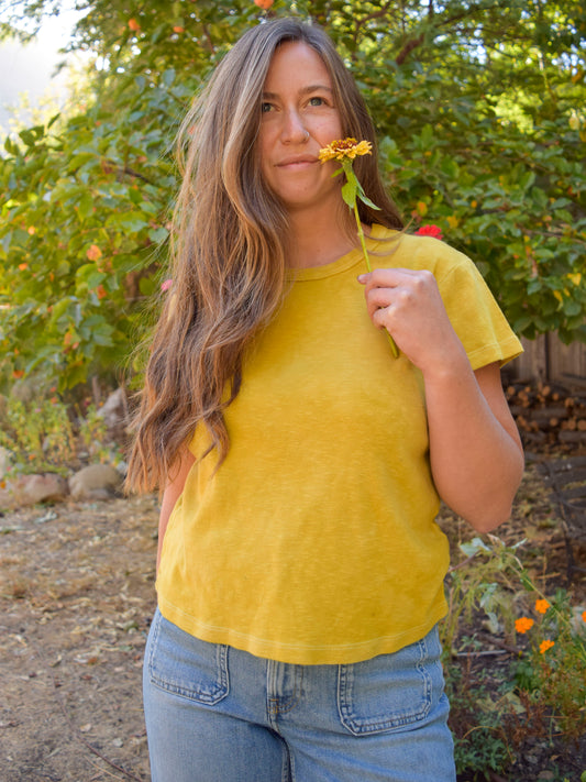 Organic Cotton Marigold Tee