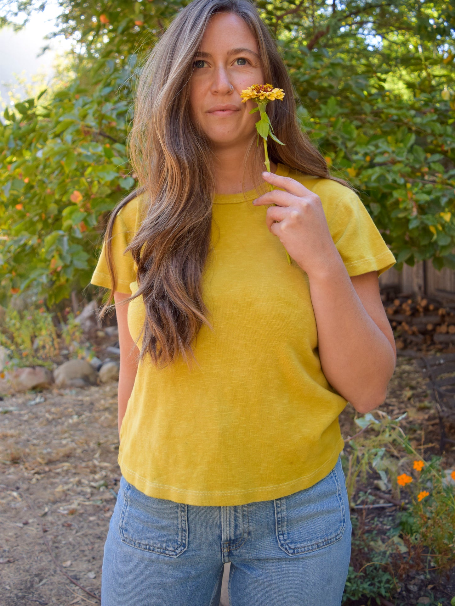 Organic Cotton Marigold Tee