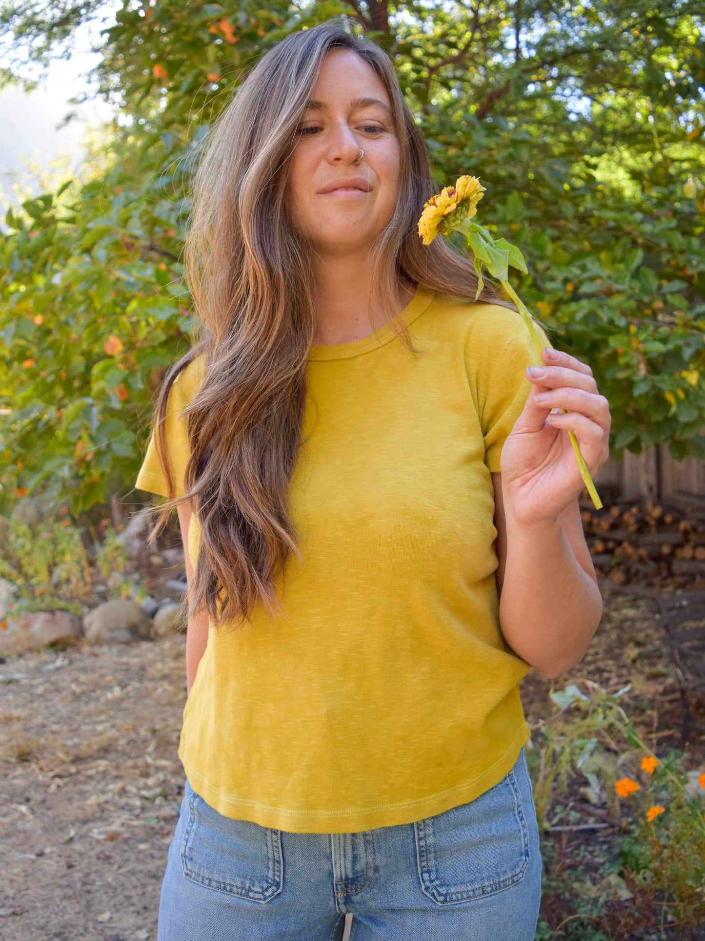 Organic Cotton Marigold Tee