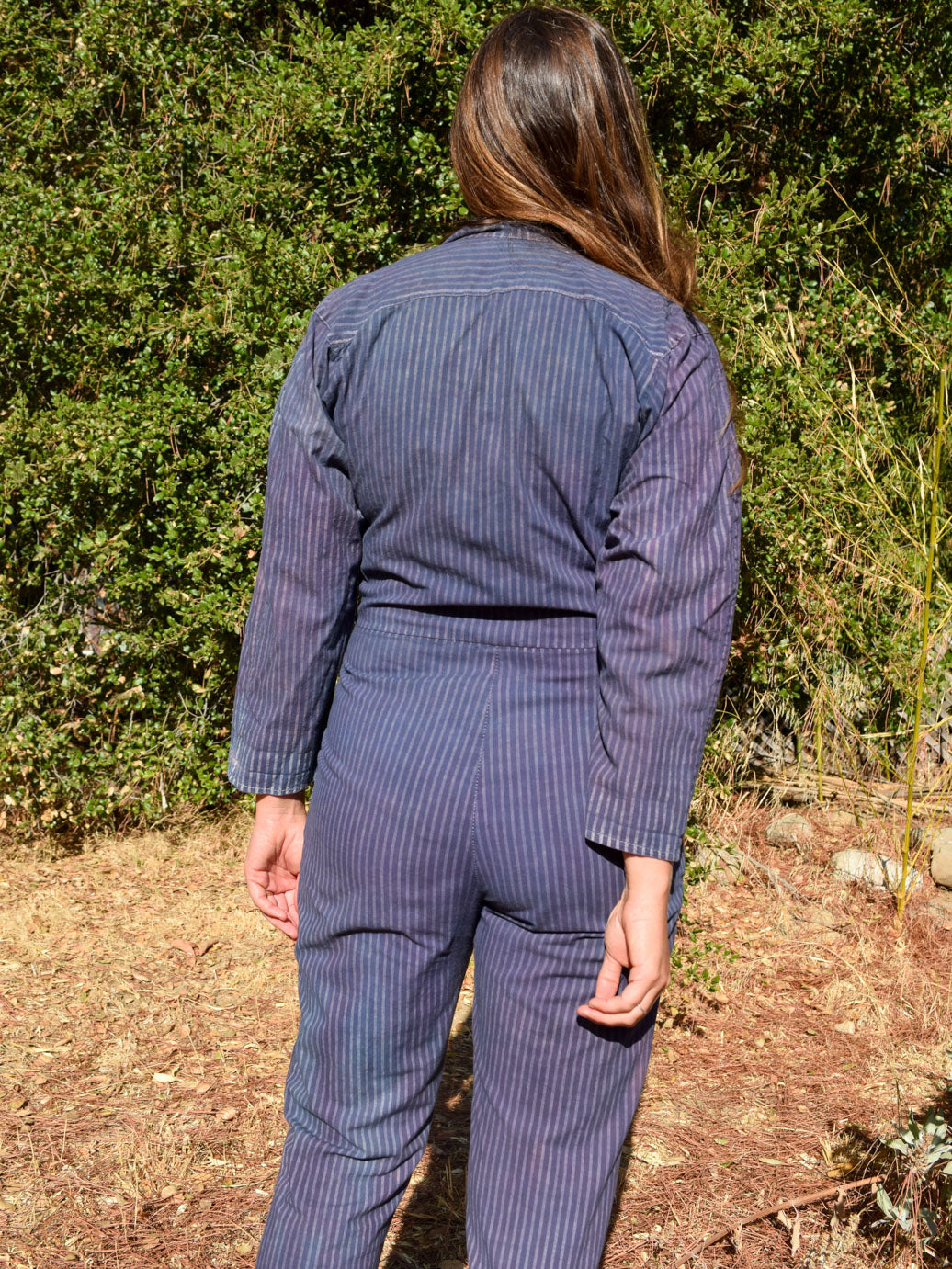 Logwood & Indigo Striped Jumpsuit