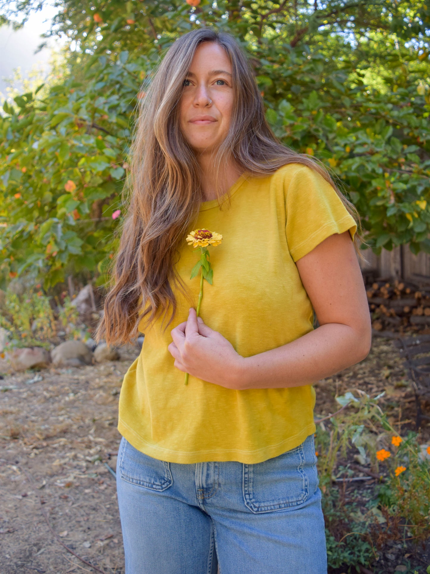 Organic Cotton Marigold Tee