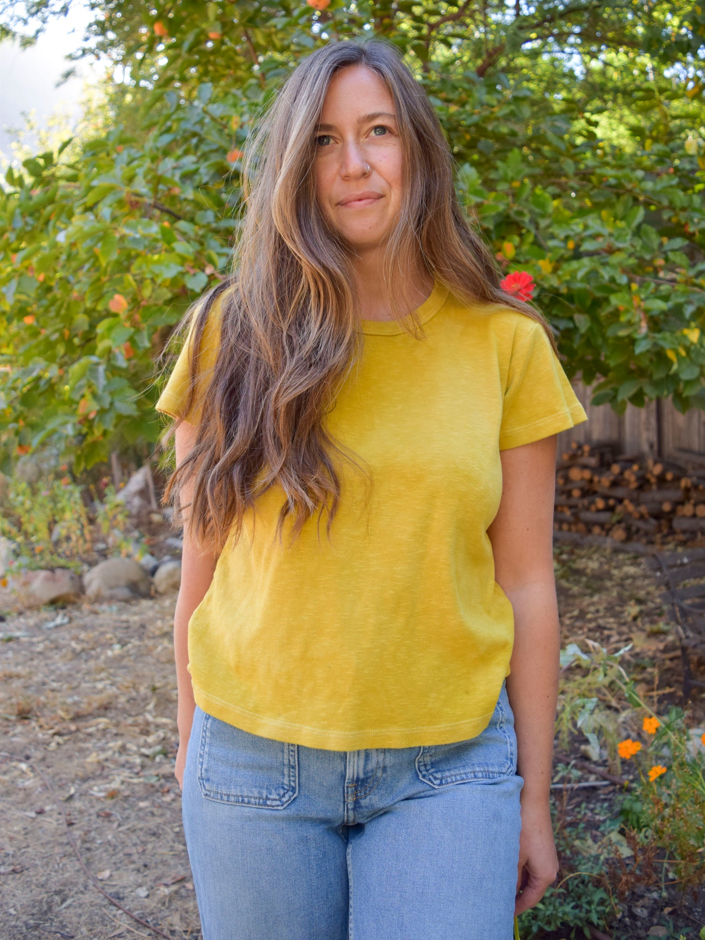 Organic Cotton Marigold Tee