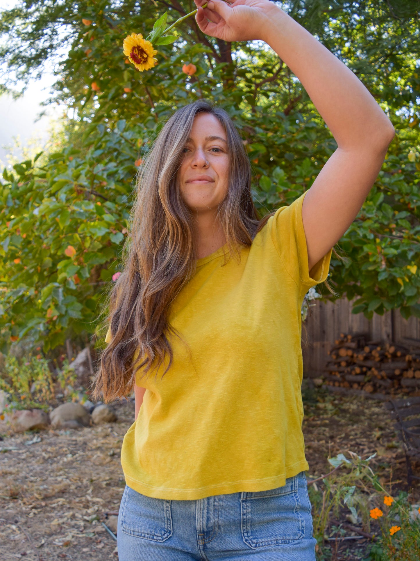 Organic Cotton Marigold Tee