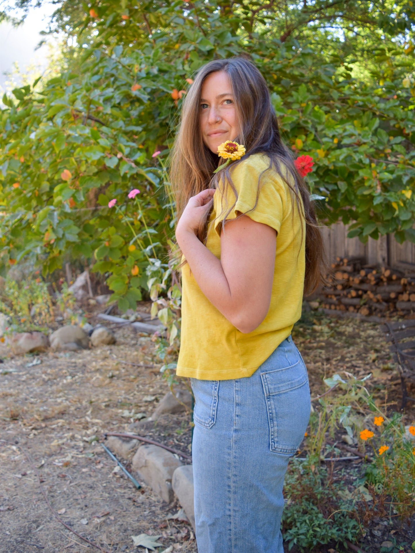 Organic Cotton Marigold Tee