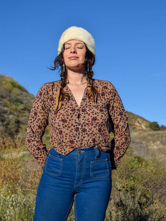 Cutch Indian Block Printed Blouse