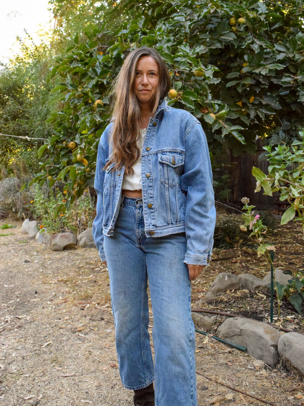 Rainbow Quilted Denim Jacket