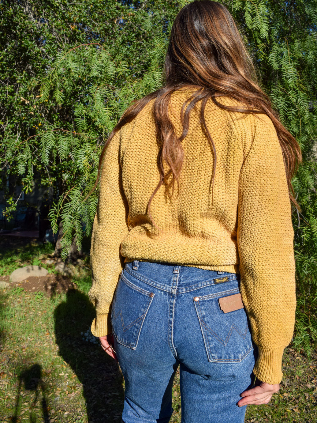 Marigold Cotton Knit Sweater