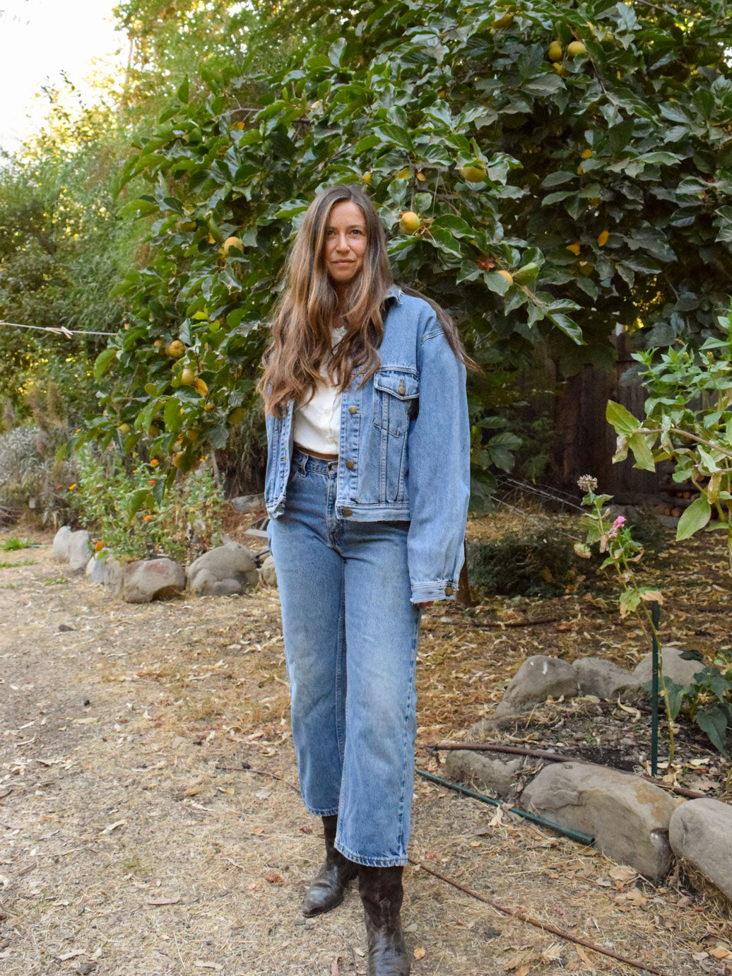 Rainbow Quilted Denim Jacket