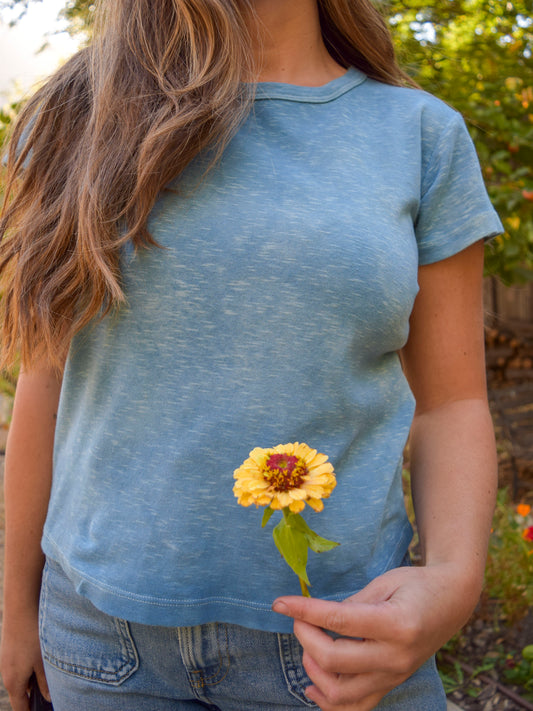 Organic Cotton Indigo Tee