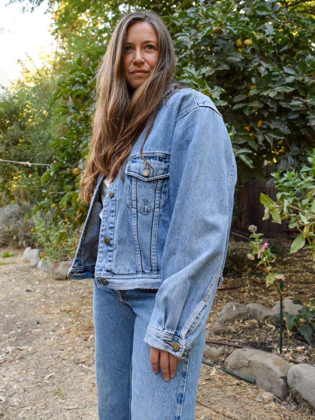 Rainbow Quilted Denim Jacket