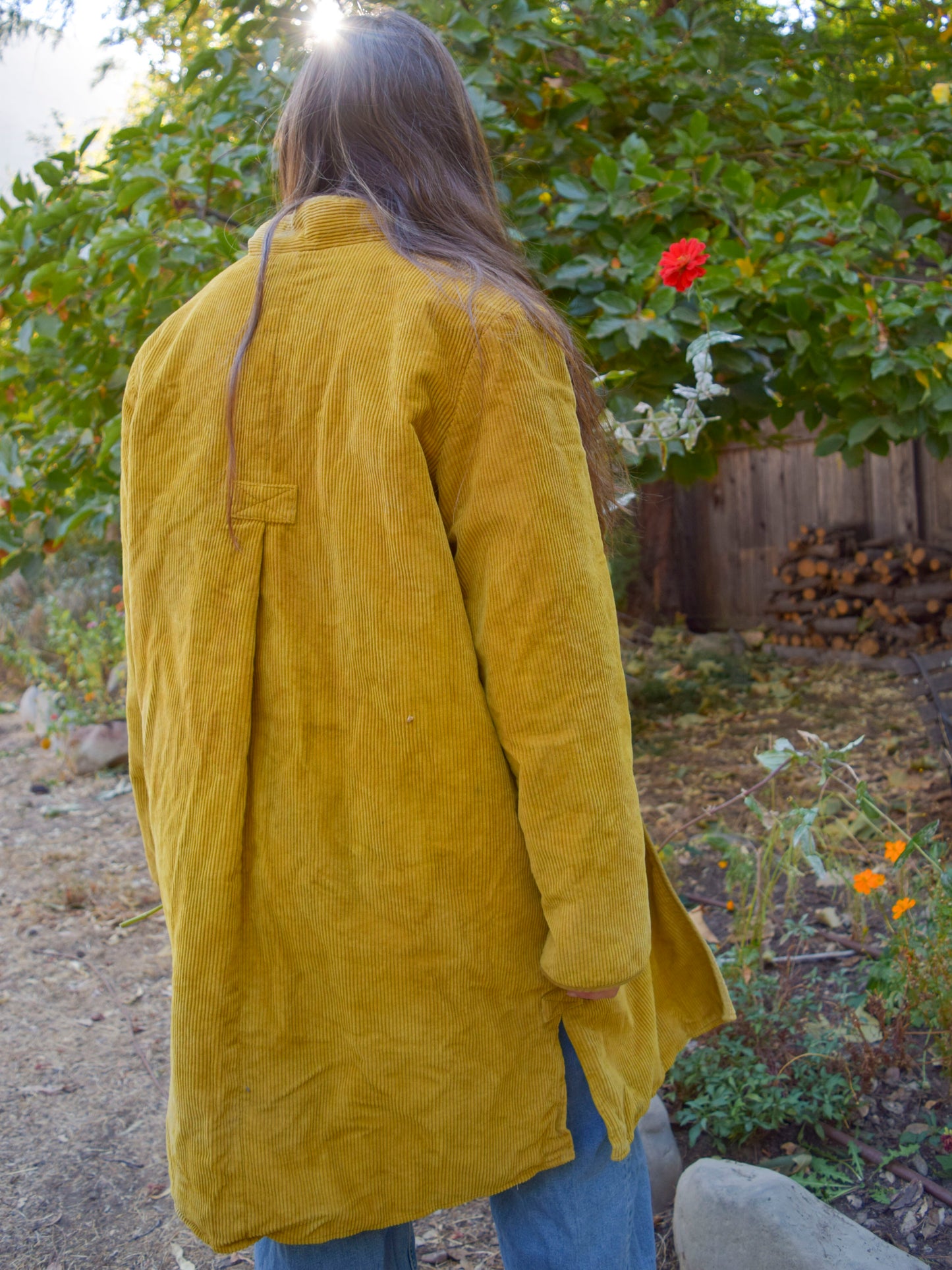 Marigold Long Corduroy Jacket