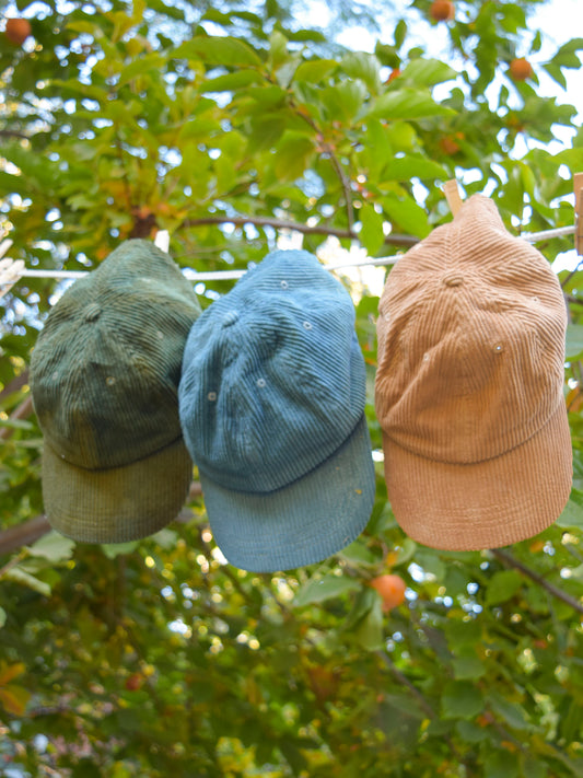 Plant Dyed Corduroy Dad Hats