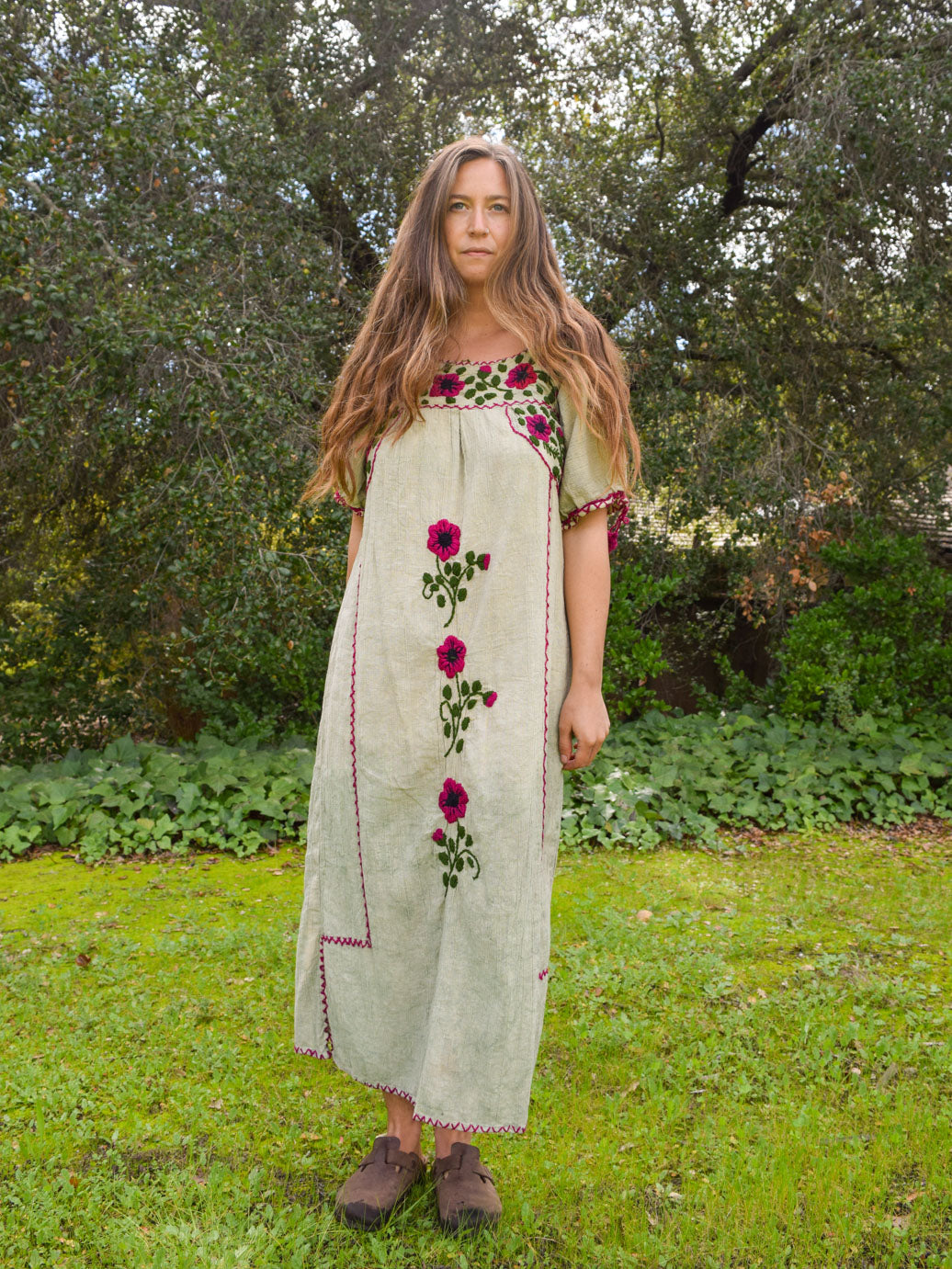 Chlorophyllin Tradition Huipil Style Dress