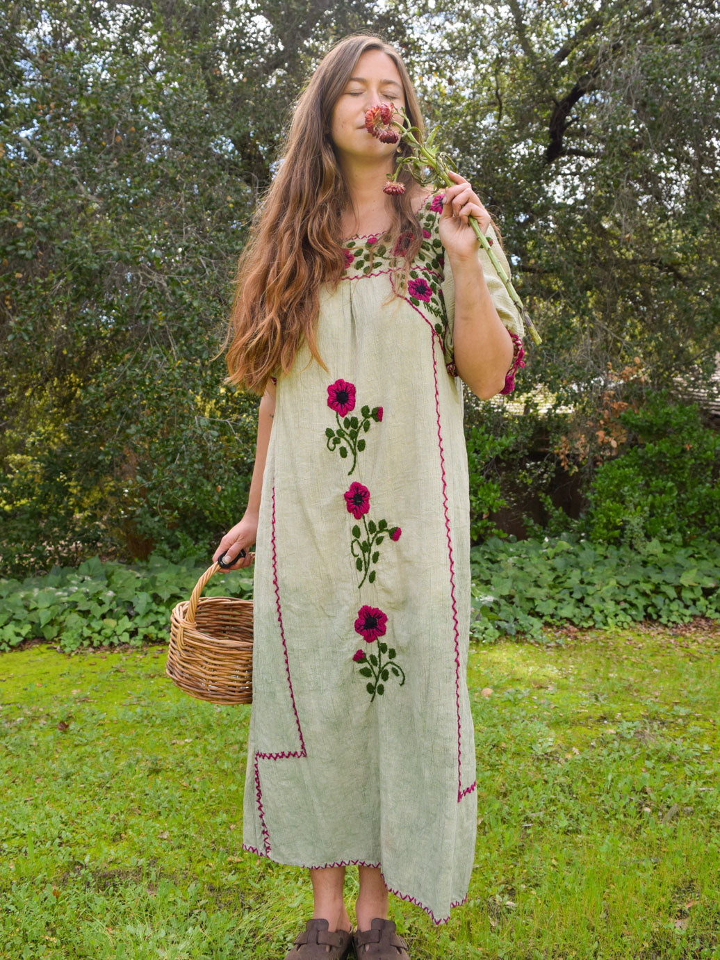 Chlorophyllin Tradition Huipil Style Dress