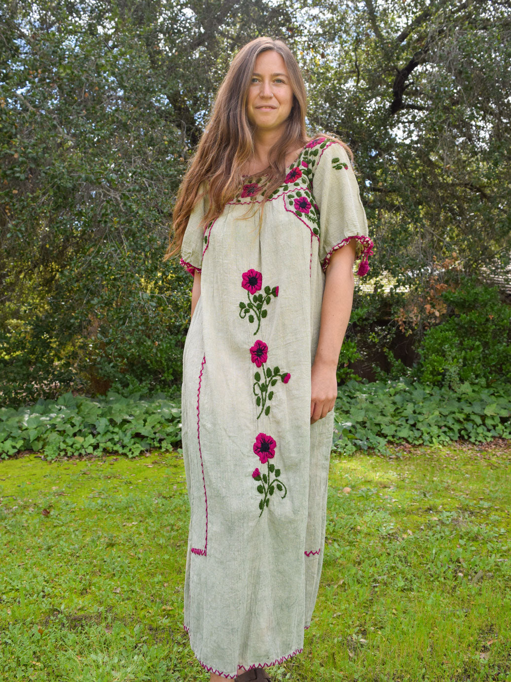 Chlorophyllin Tradition Huipil Style Dress