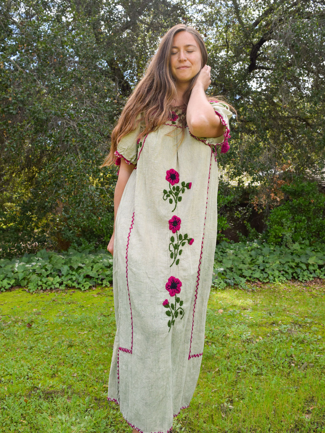 Chlorophyllin Tradition Huipil Style Dress