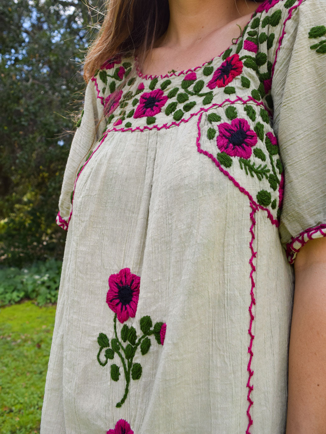 Chlorophyllin Tradition Huipil Style Dress