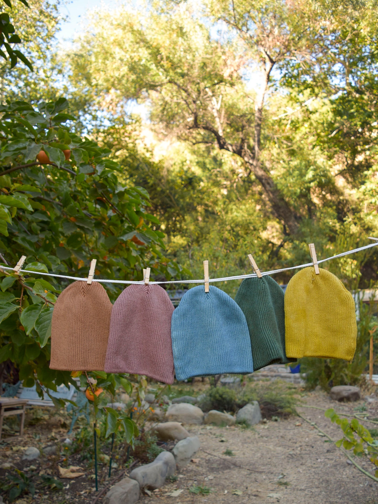 Plant Dyed Beanies as