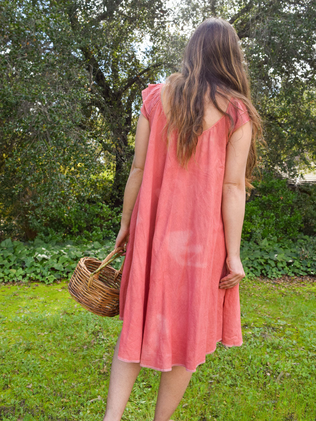 Madder Flutter Sleeve Dress