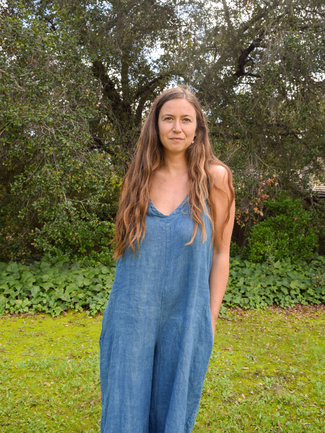 Indigo Wide Leg Jumpsuit