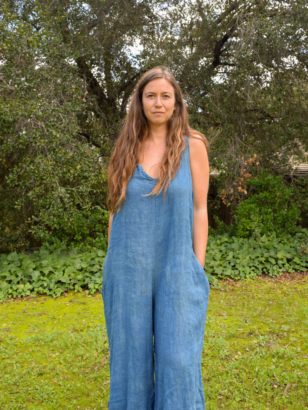 Indigo Wide Leg Jumpsuit