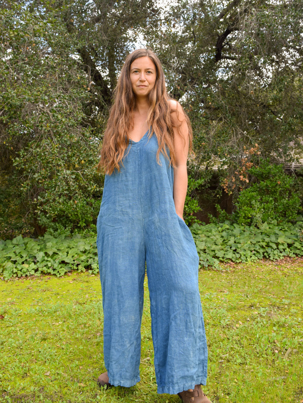 Indigo Wide Leg Jumpsuit