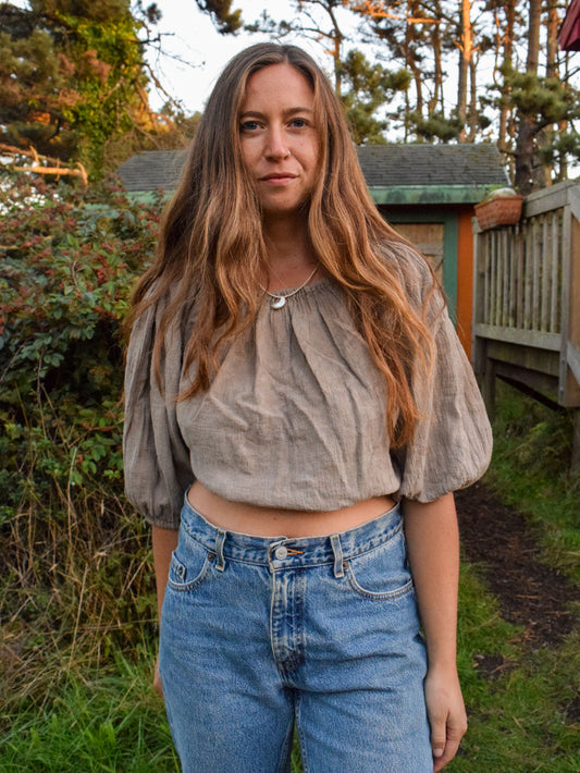 Acorn Oaxacan Cotton Gauze Crop