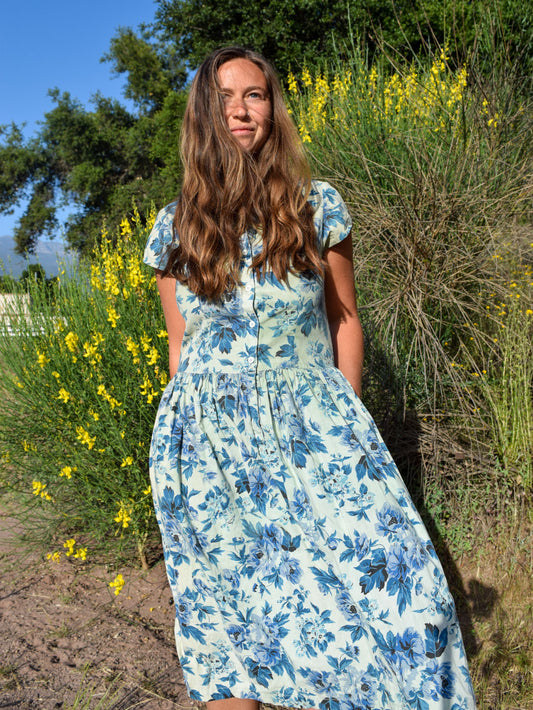 Chlorophyllin Floral Day Dress