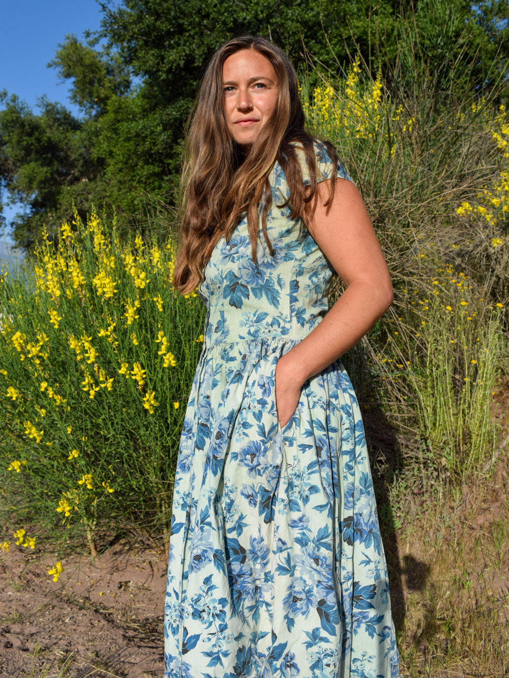 Chlorophyllin Floral Day Dress