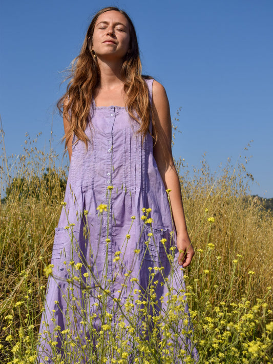 Logwood Button Up Dress