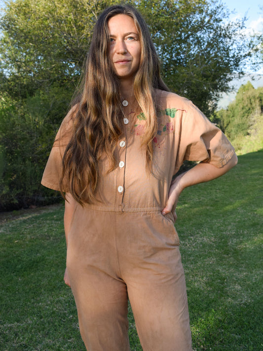 Cutch Flower Embroidered Jumsuit