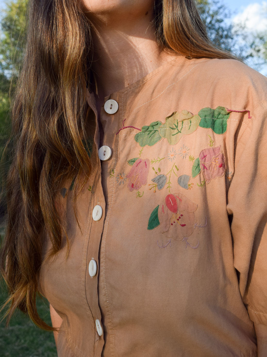 Cutch Flower Embroidered Jumsuit