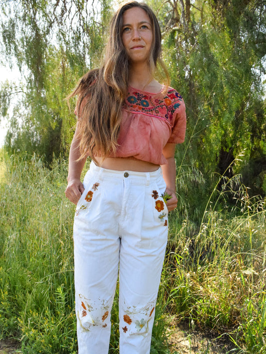 Bundle Dyed Pleated Trousers