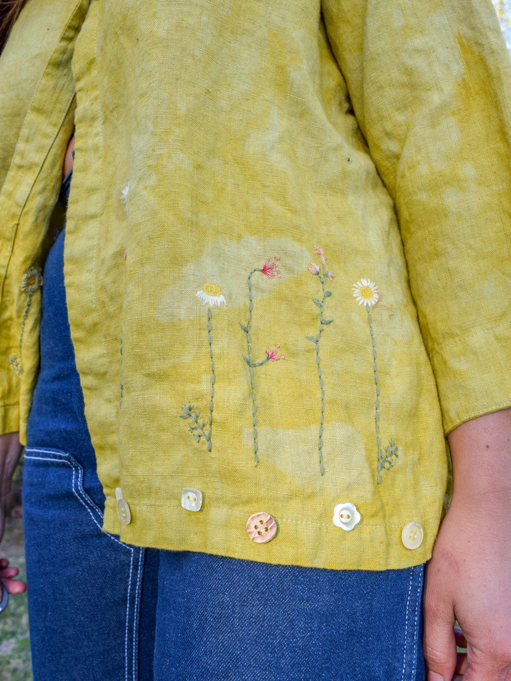 Marigold Garden Embroidered Blouse