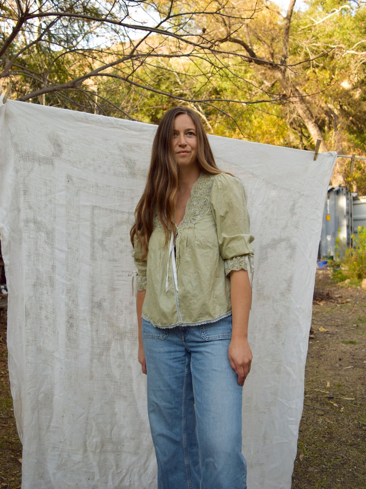 Chlorophyllin Cotton Bed Jacket