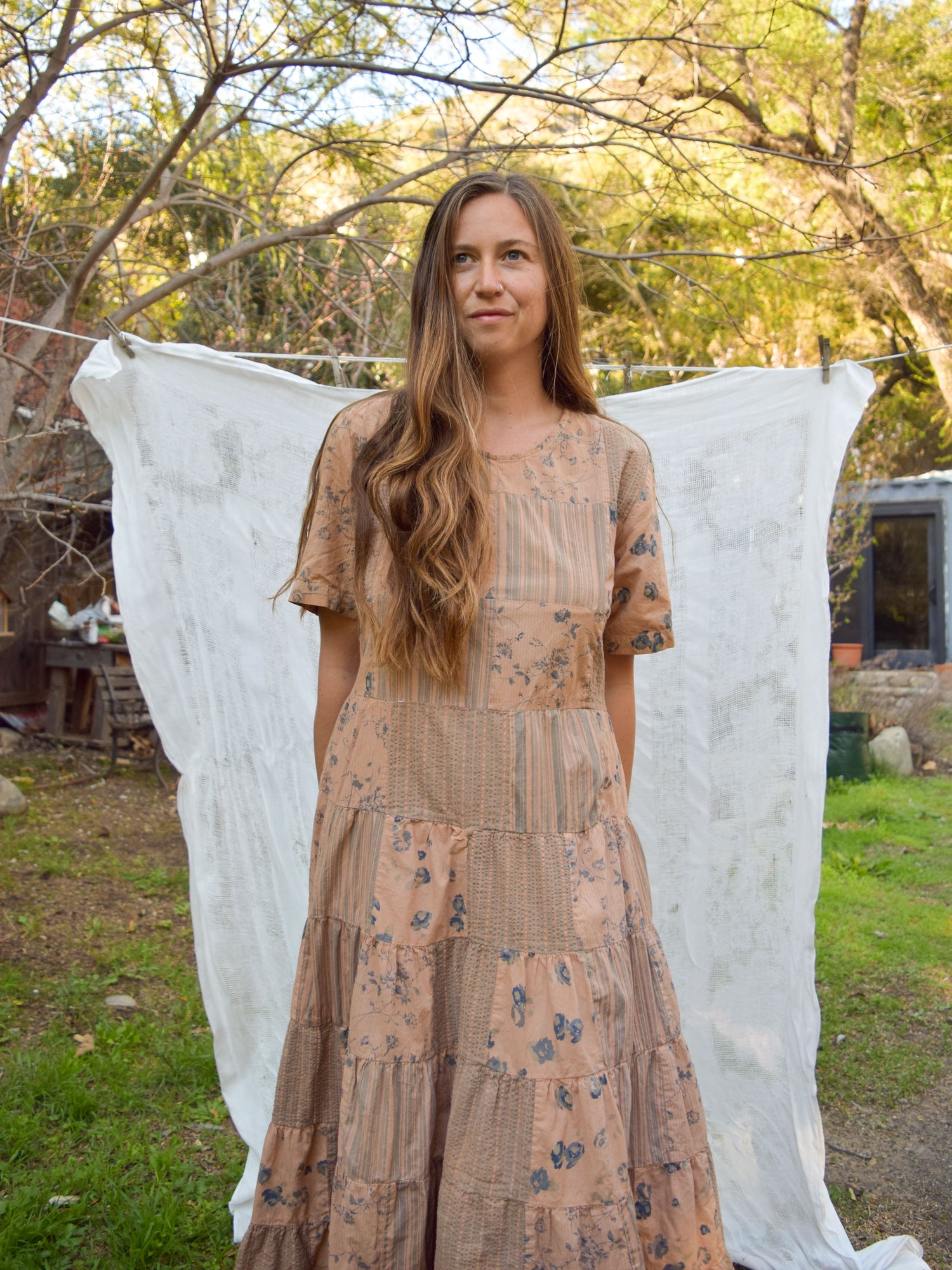 Cutch Patchwork Dress Rootedbotanics Cutch Patchwork Dress Rootedbotanics