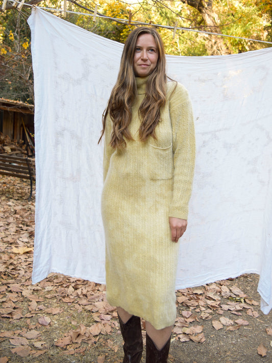 Pomegranate Angora/Lambs Wool Sweater Dress