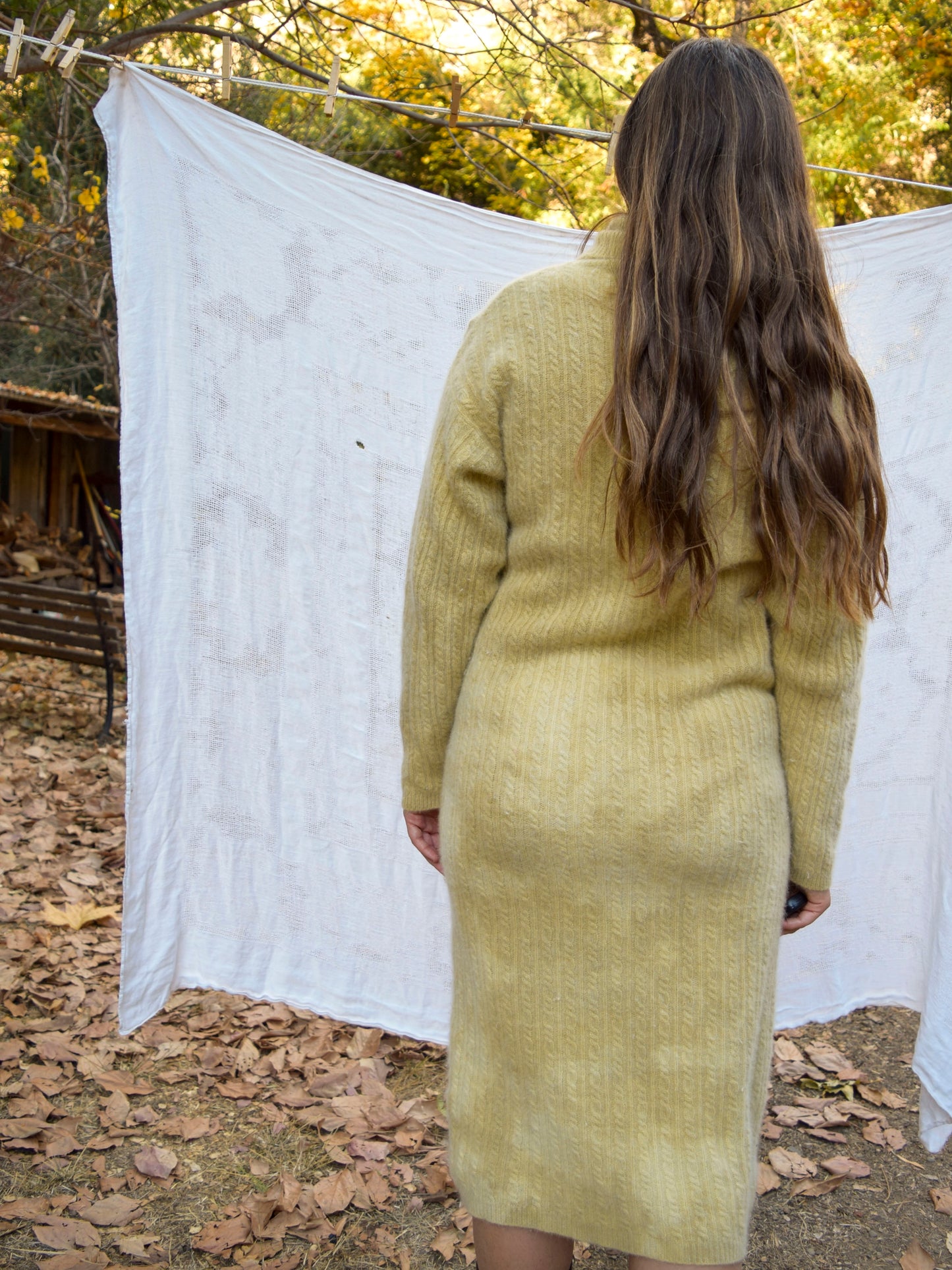 Pomegranate Angora/Lambs Wool Sweater Dress