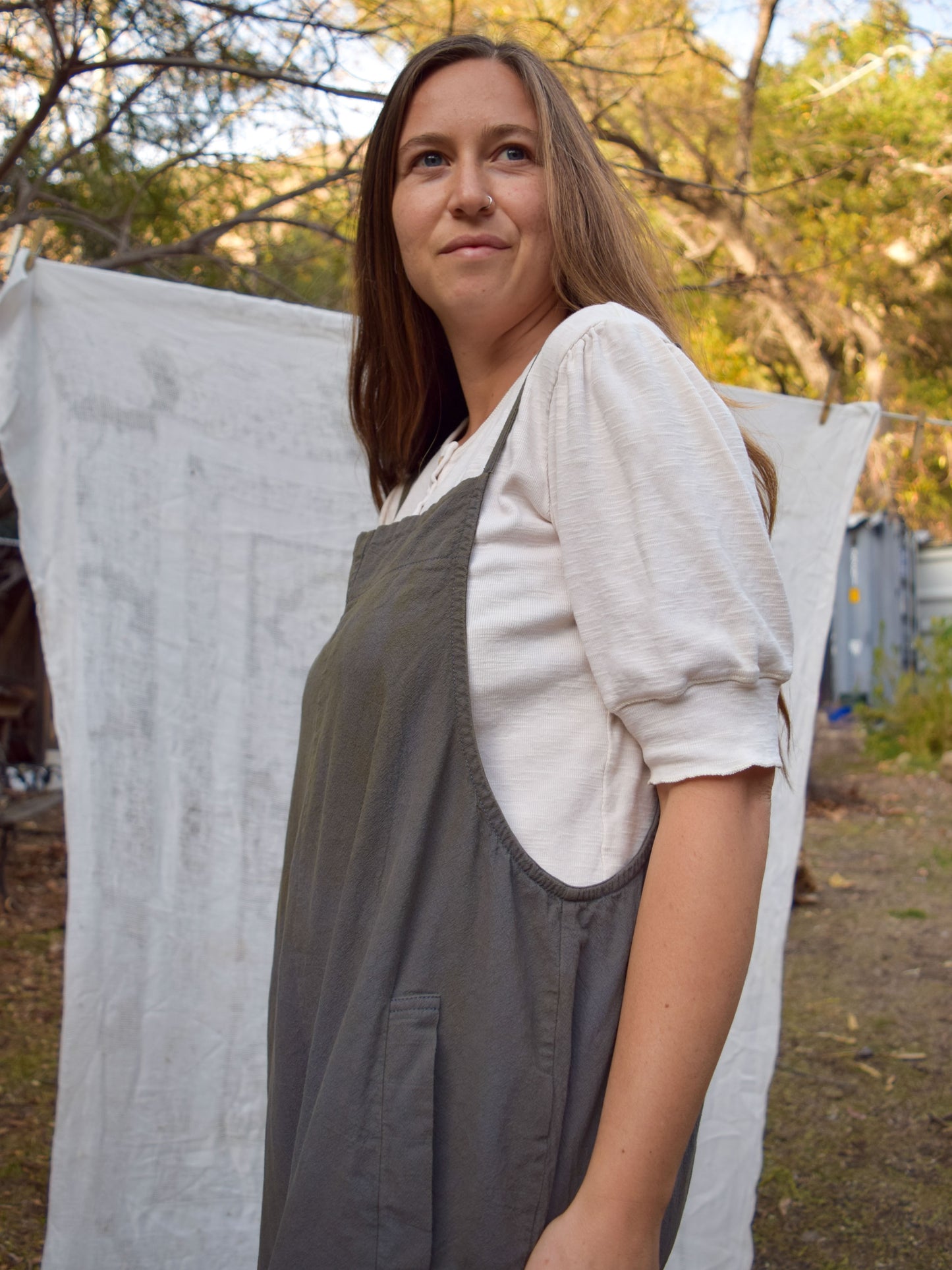 Marigold Wide Leg Overalls