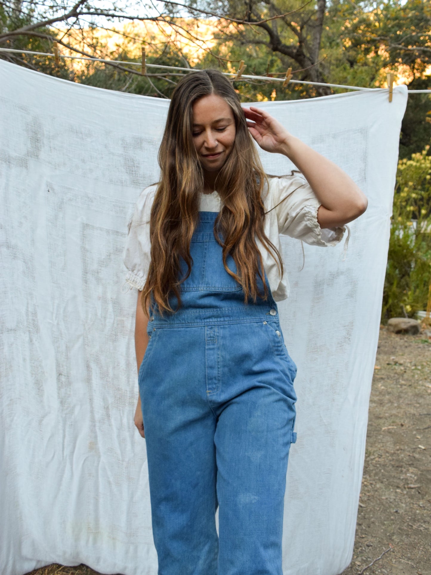 Indigo Dyed Denim Overalls