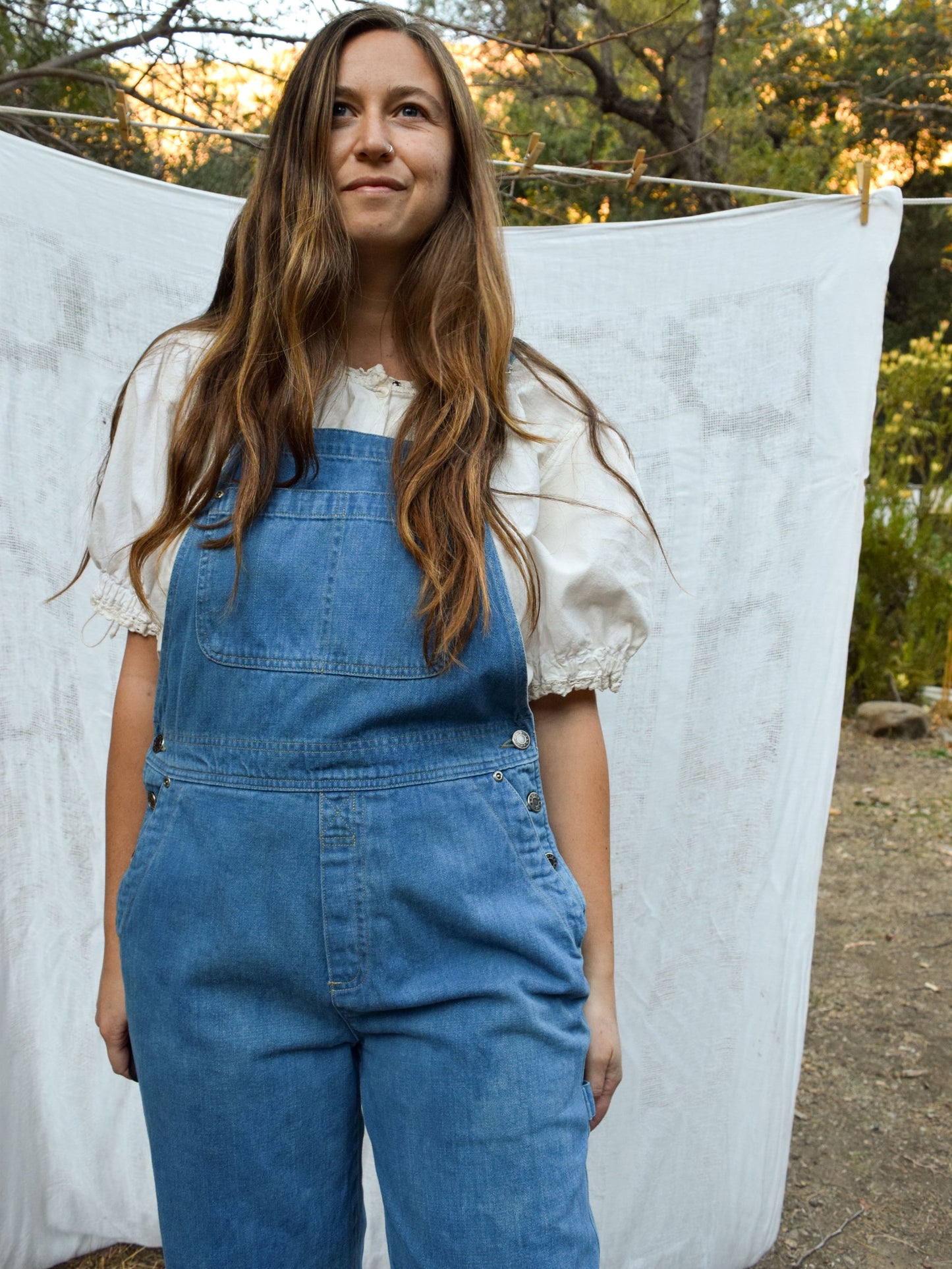 Indigo Dyed Denim Overalls