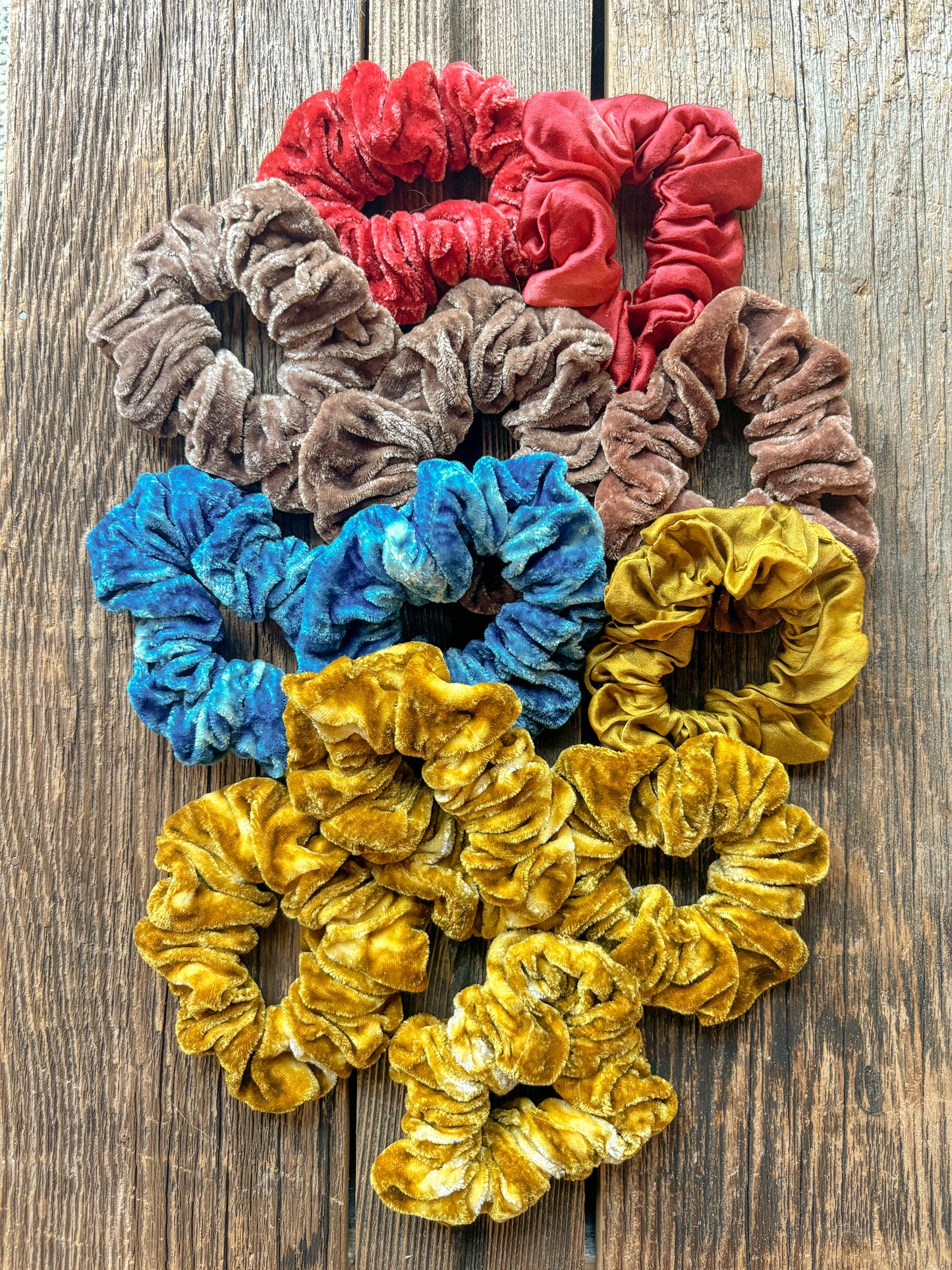 Plant Dyed Silk Scrunchie