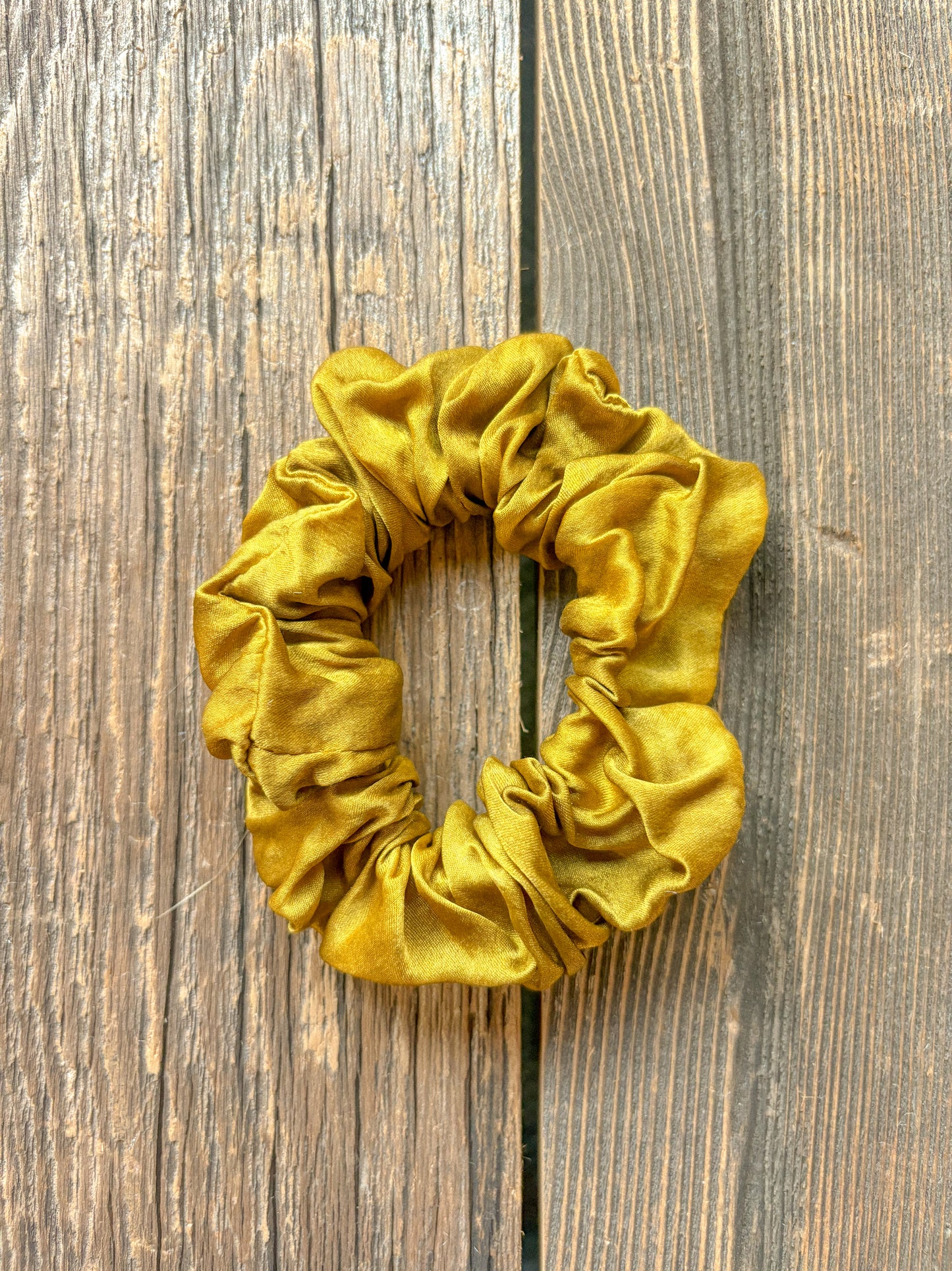 Plant Dyed Silk Scrunchie
