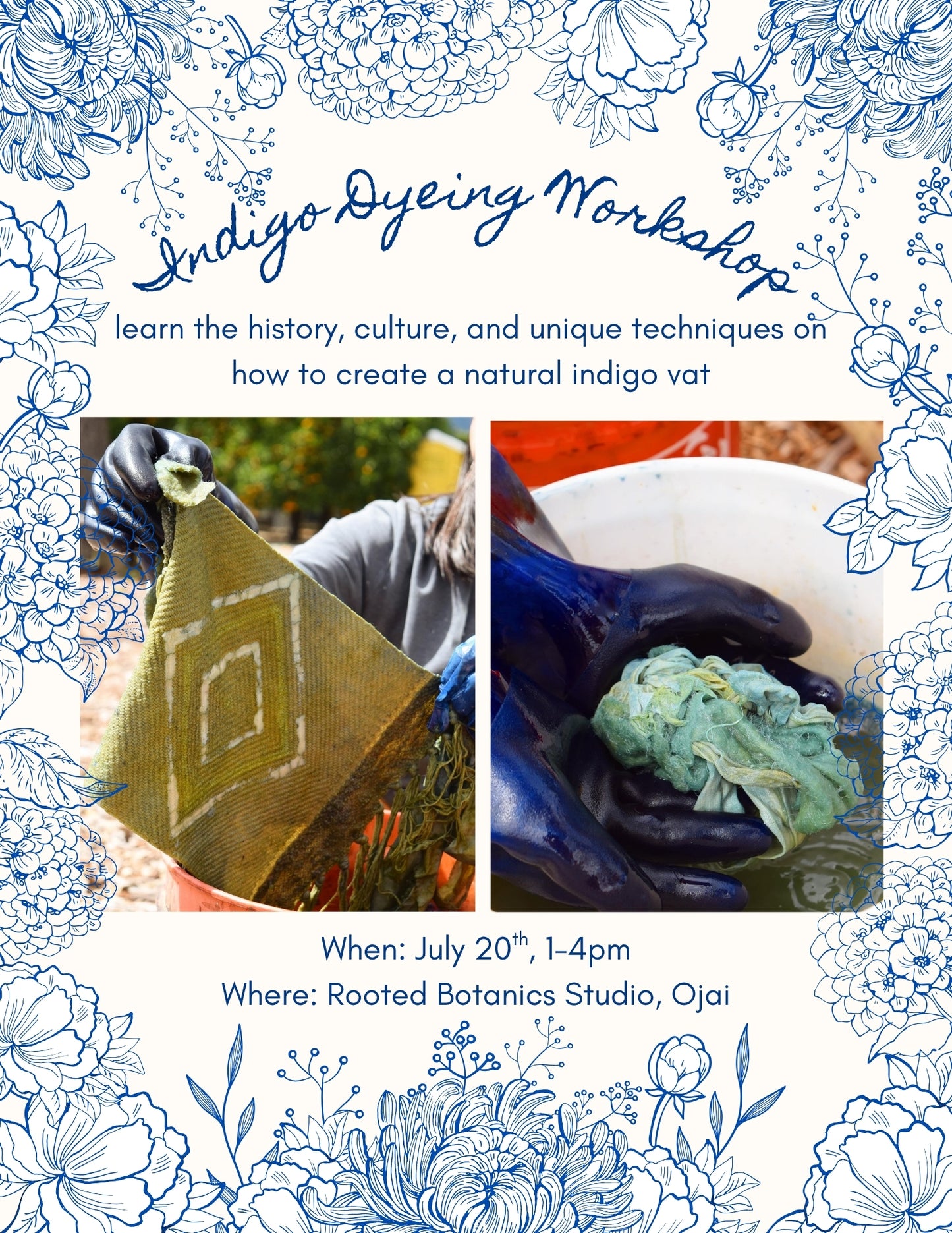 Indigo Dyeing Workshop