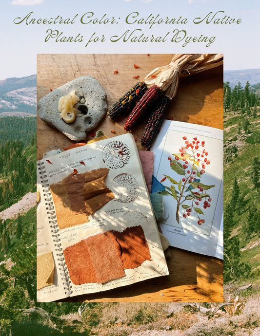Ancestral Color: California Native Plants for Natural Dyeing