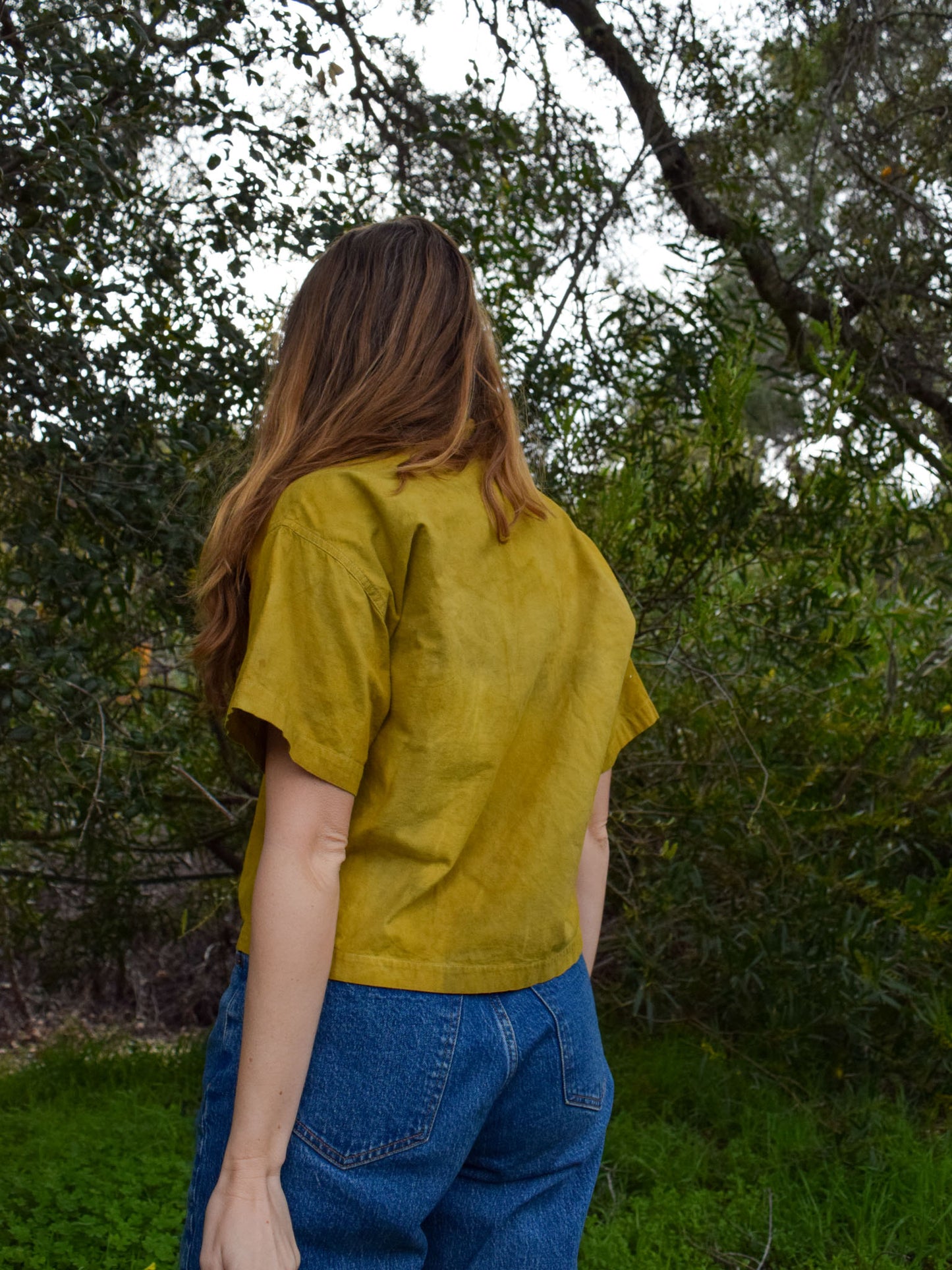 Marigold & Floral Bundled Shortsleeve Blouse